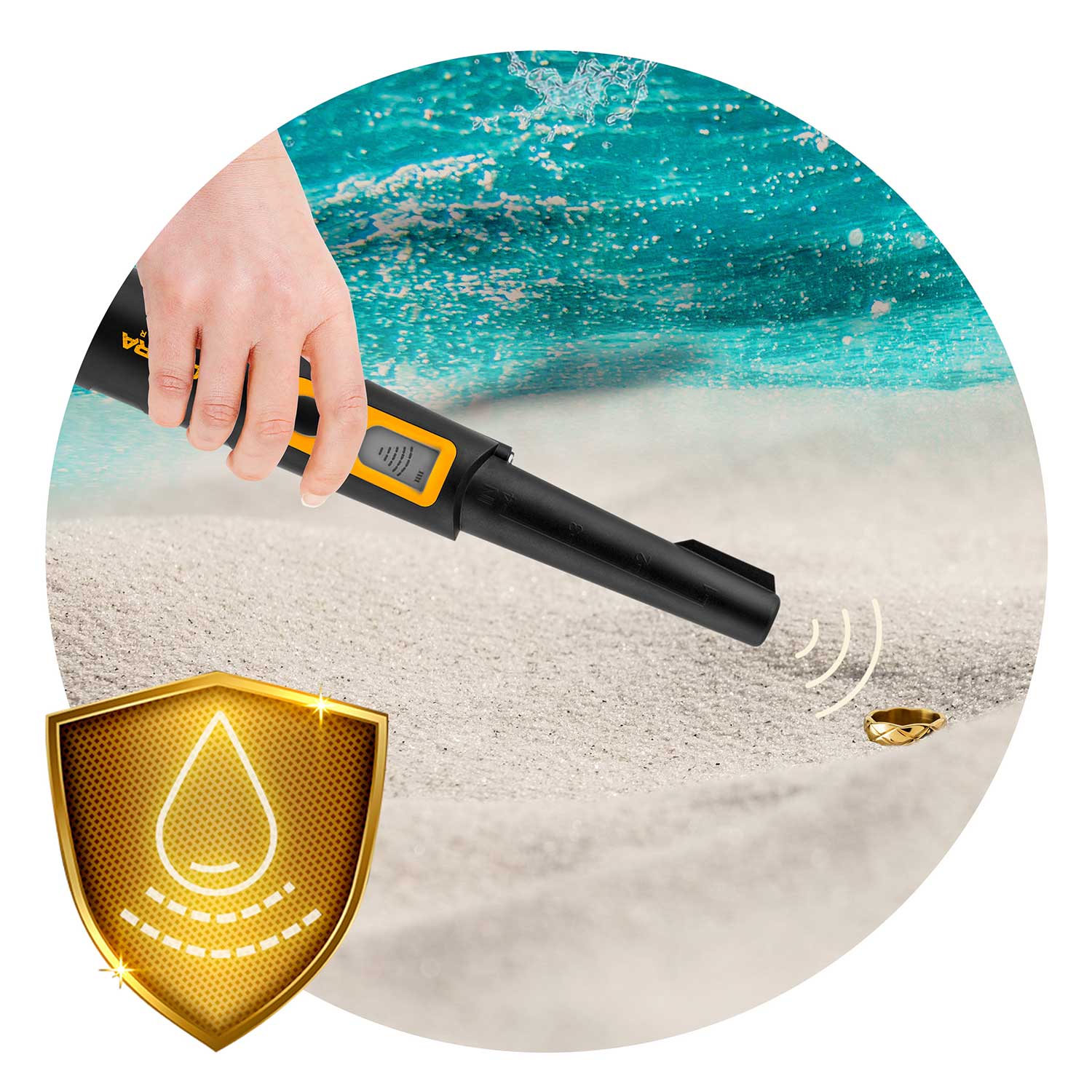 Pinpointer Cobra Tector CT-1070 metallidetektor - Image 8