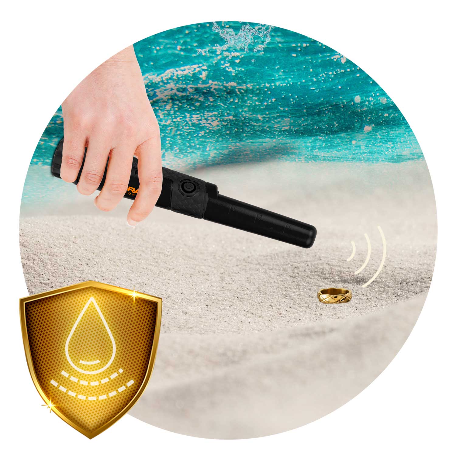 Pinpointer Cobra Tector CT-1077 metallidetektor - Image 9