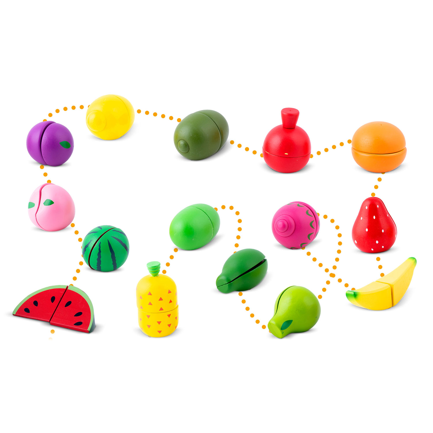 Puidust puuviljamänguasi lõikamiseks RK-872 Ricokids - Image 8