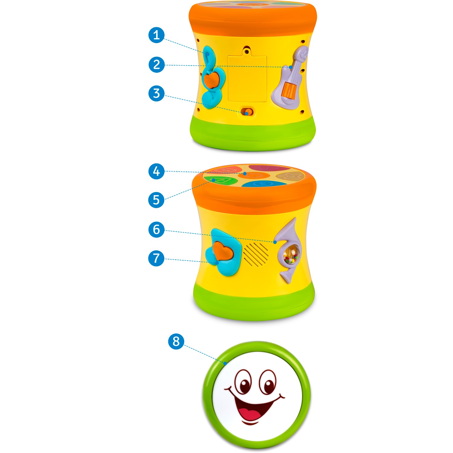 Hariv mängutrumm RK-742 Ricokids - Image 10