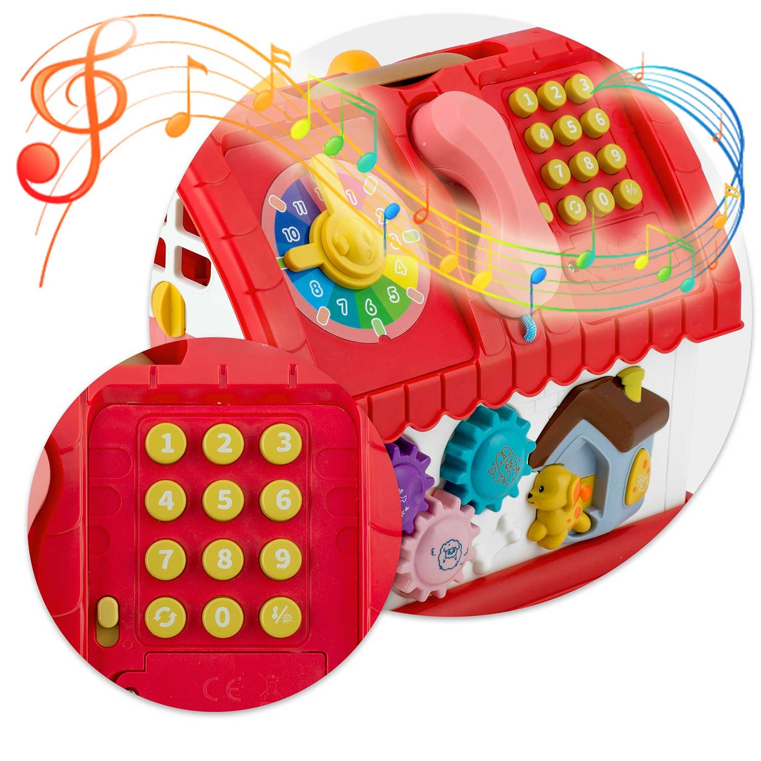 Hariv mängumaja telefoniga RK-754 Ricokids - Image 4