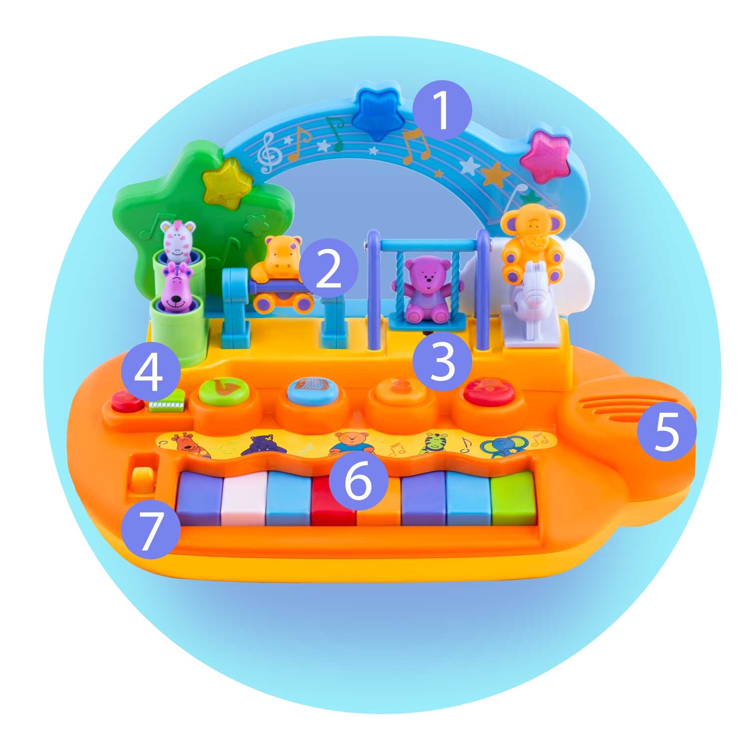 Hariv mänguklaver RK-749 Ricokids - Image 10