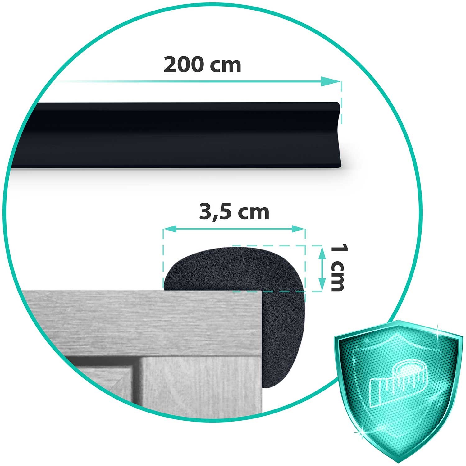 Ricokids 798701 must vahtplastist turvateip 2m - Image 8