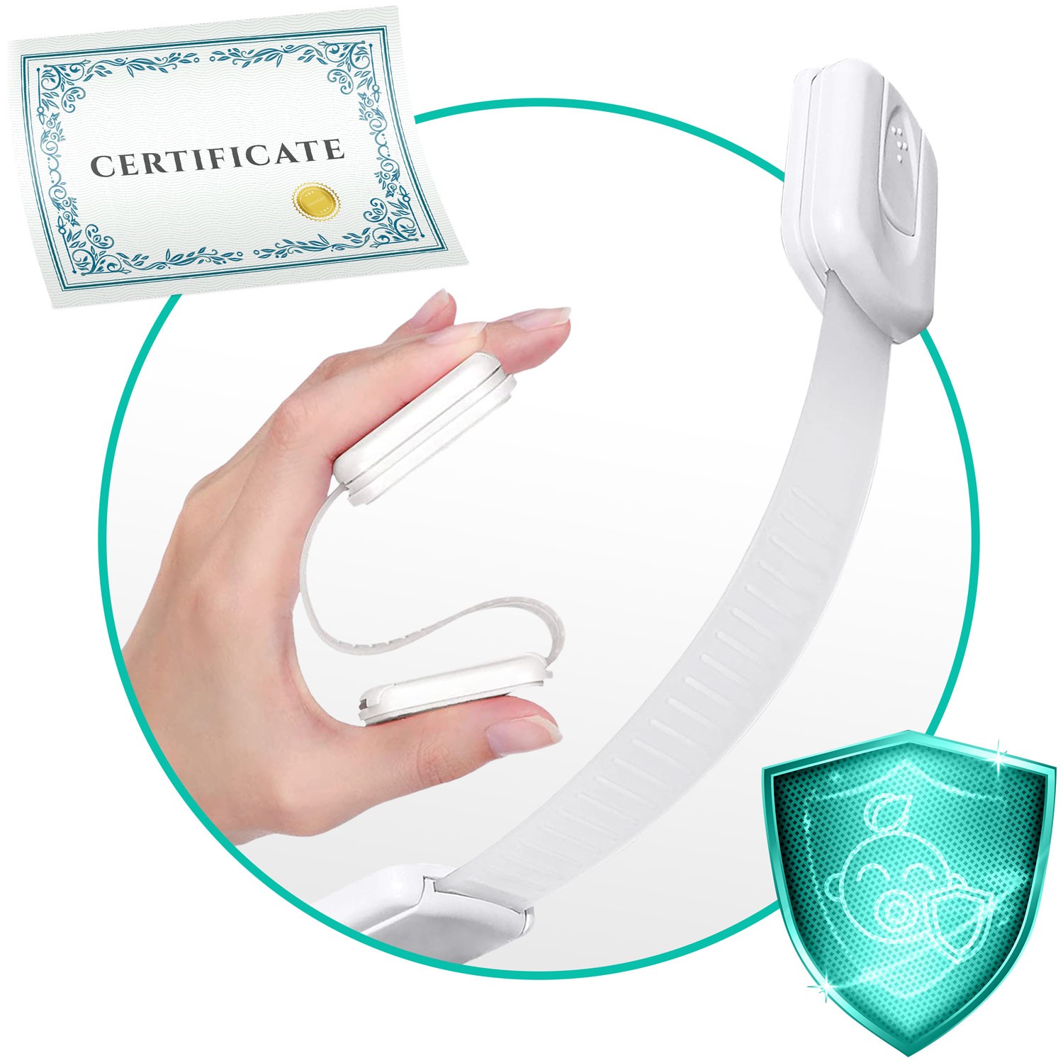 Ricokids 798100 kapi avamiskaitse 6 tk valge - Image 6