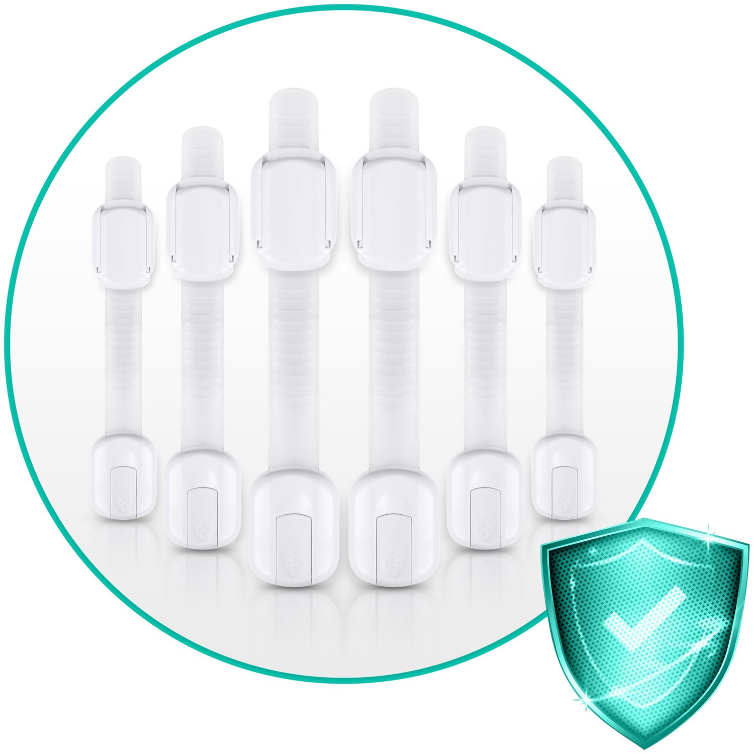 Ricokids 798100 kapi avamiskaitse 6 tk valge - Image 7