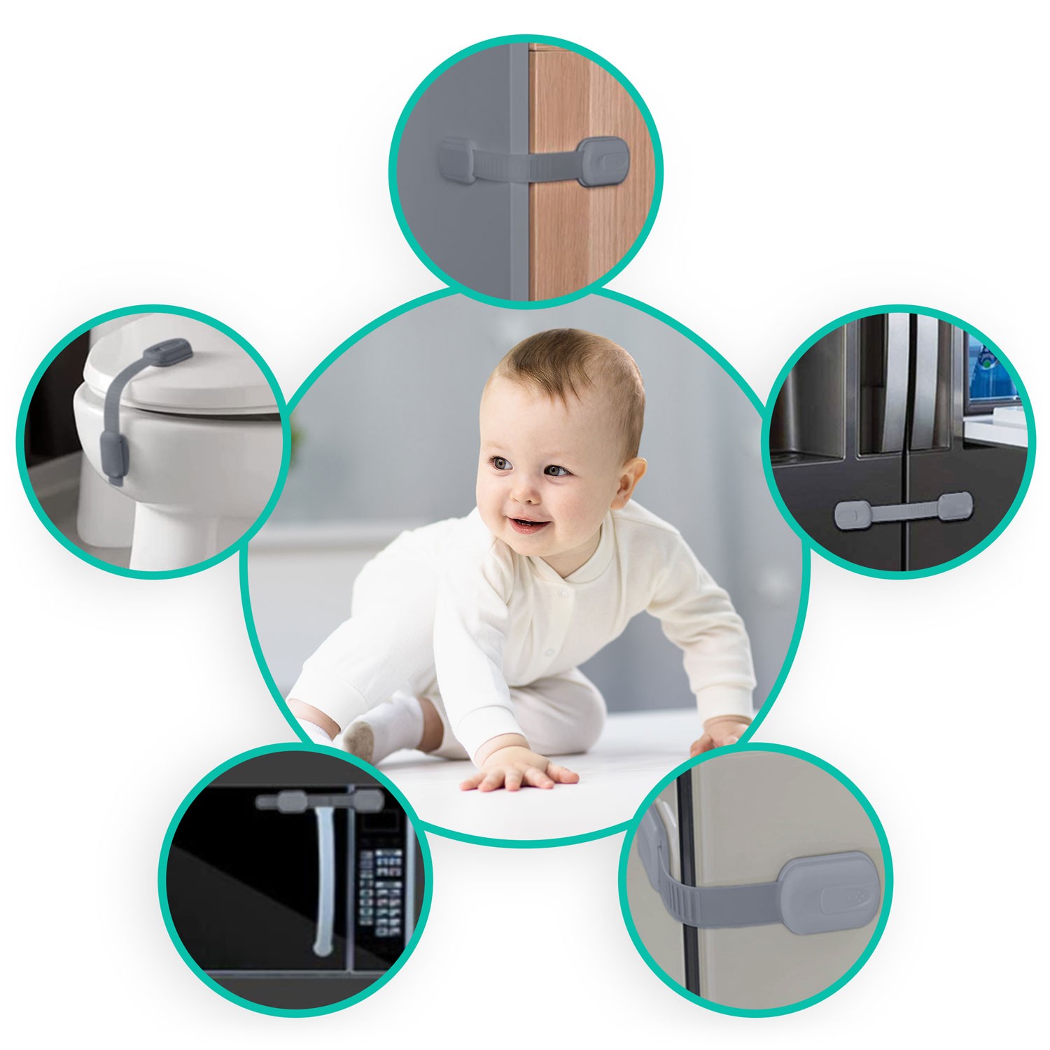 Ricokids 798101 kapi avamiskaitse 6 tk hall - Image 9