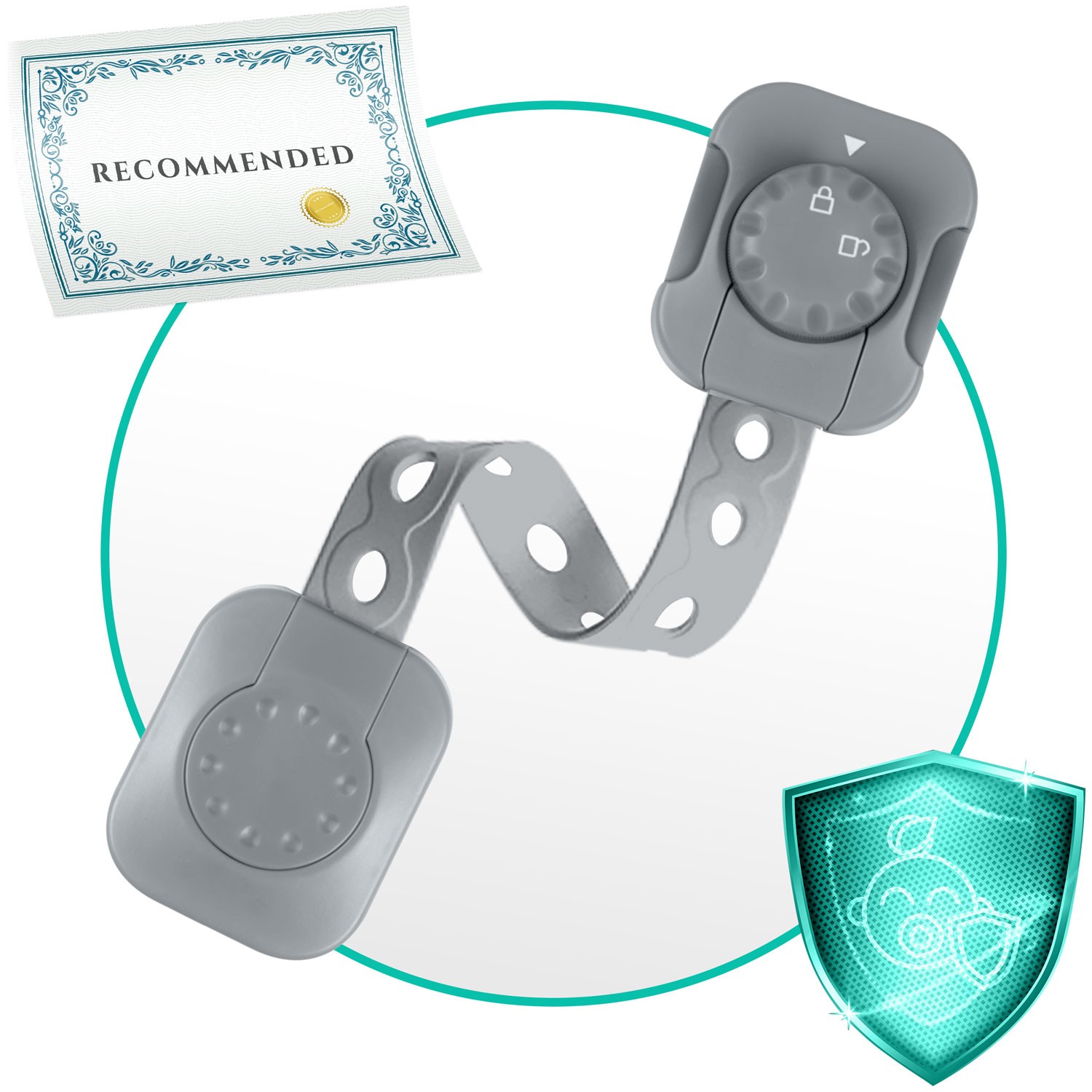 Ricokids 798201 kapi avamiskaitse 6 tk hall - Image 3