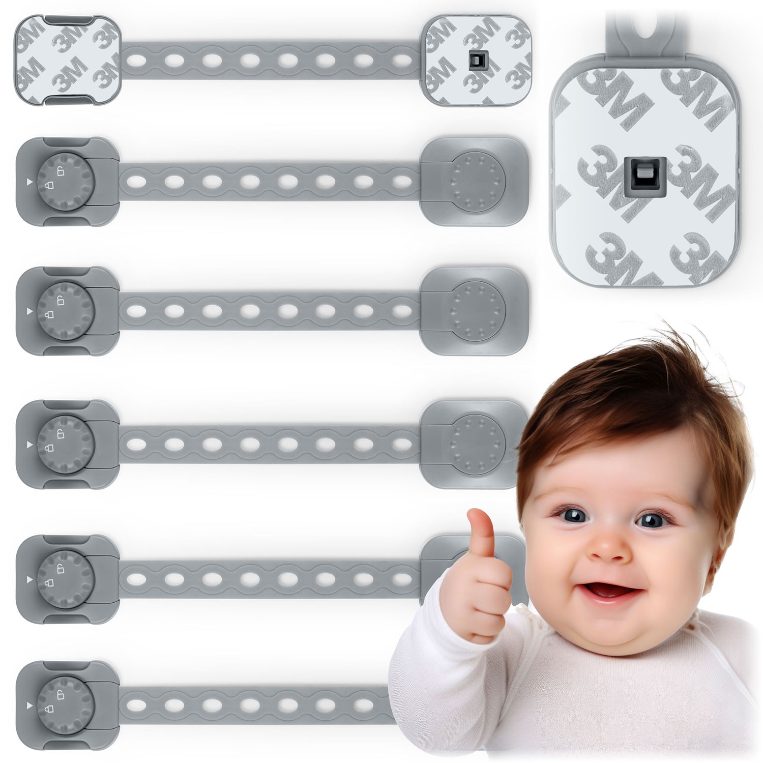 Ricokids 798201 kapi avamiskaitse 6 tk hall