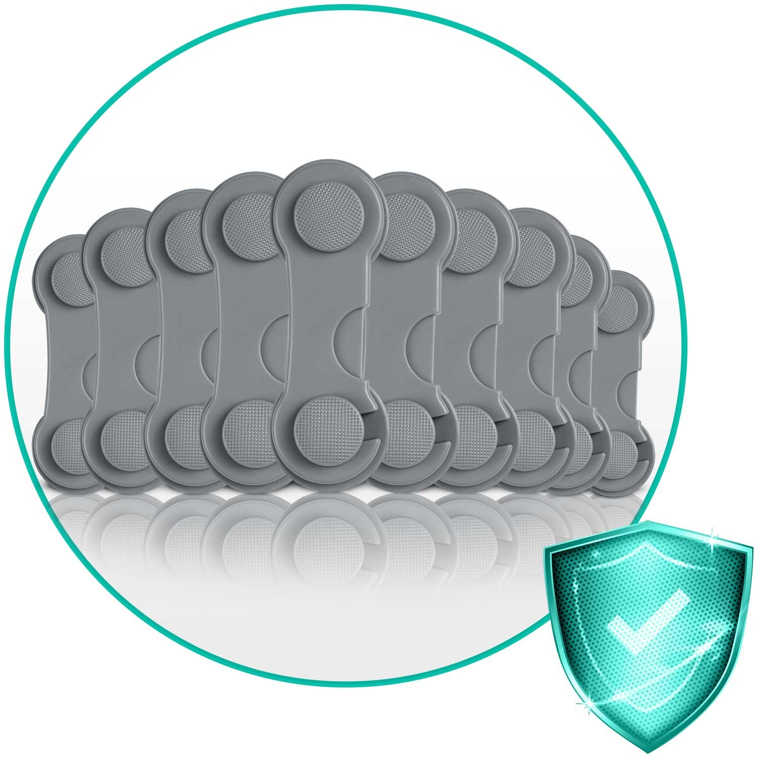 Ricokids 798301 kapi avamiskaitse 10 tk hall - Image 4