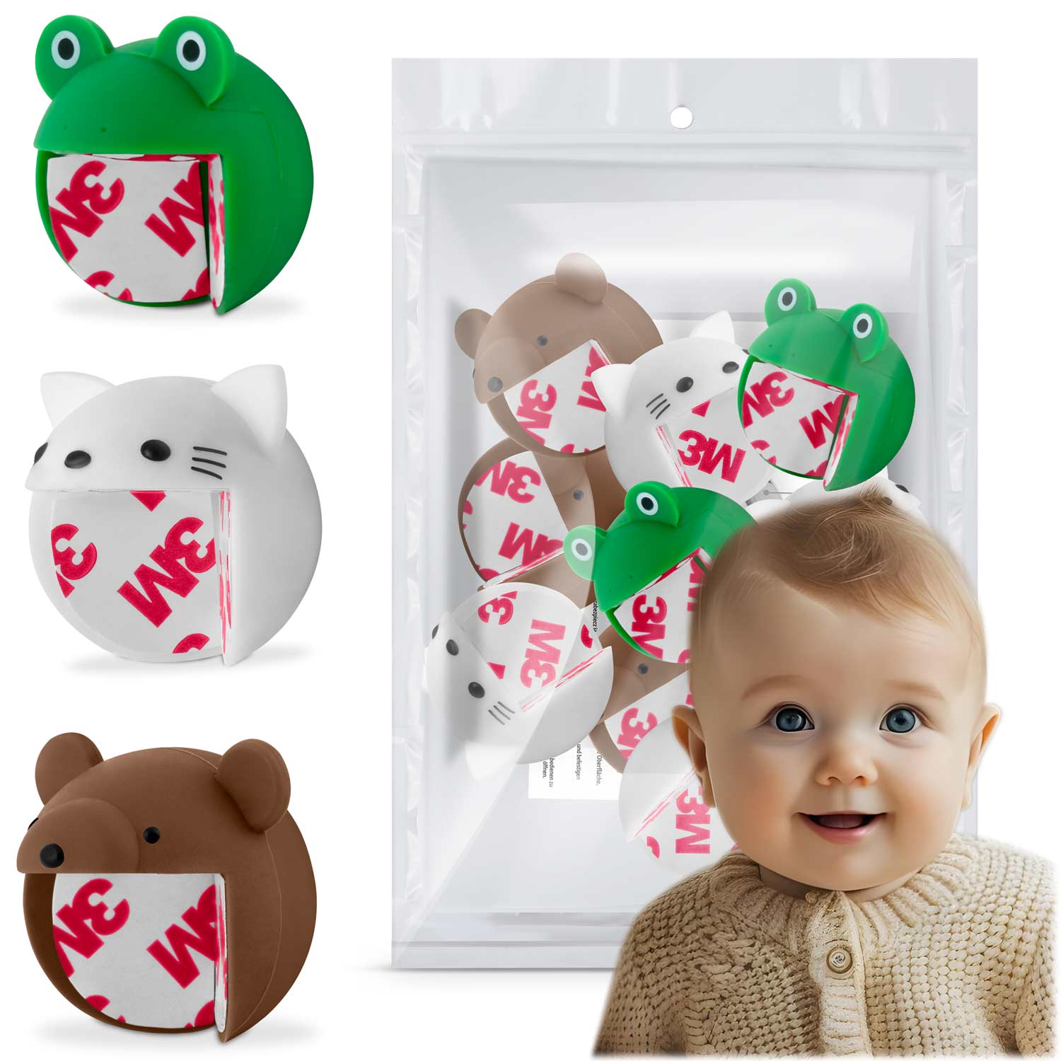 Loomapeakujulised kapinurga kaitsjad - 10 tk