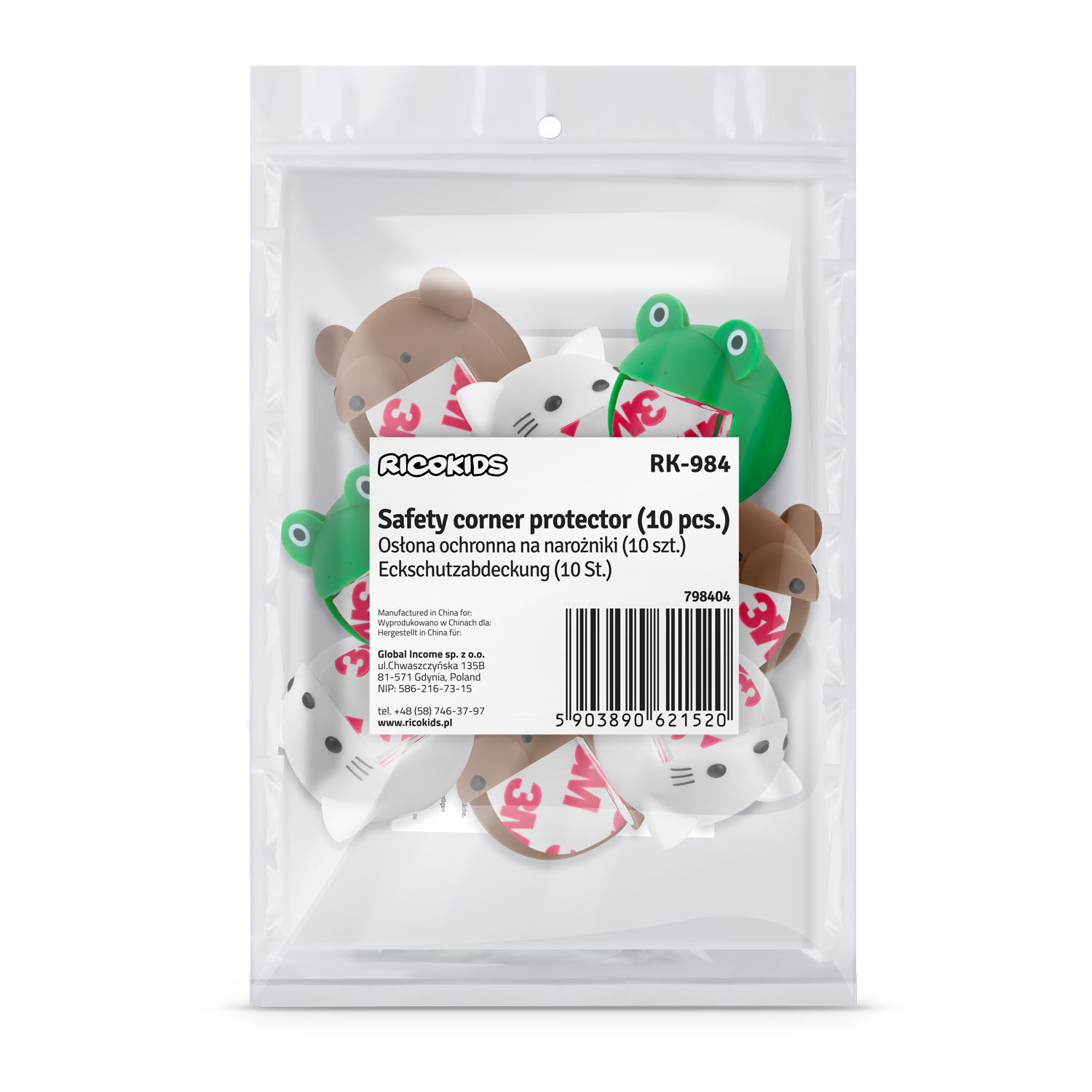 Loomapeakujulised kapinurga kaitsjad - 10 tk - Image 11