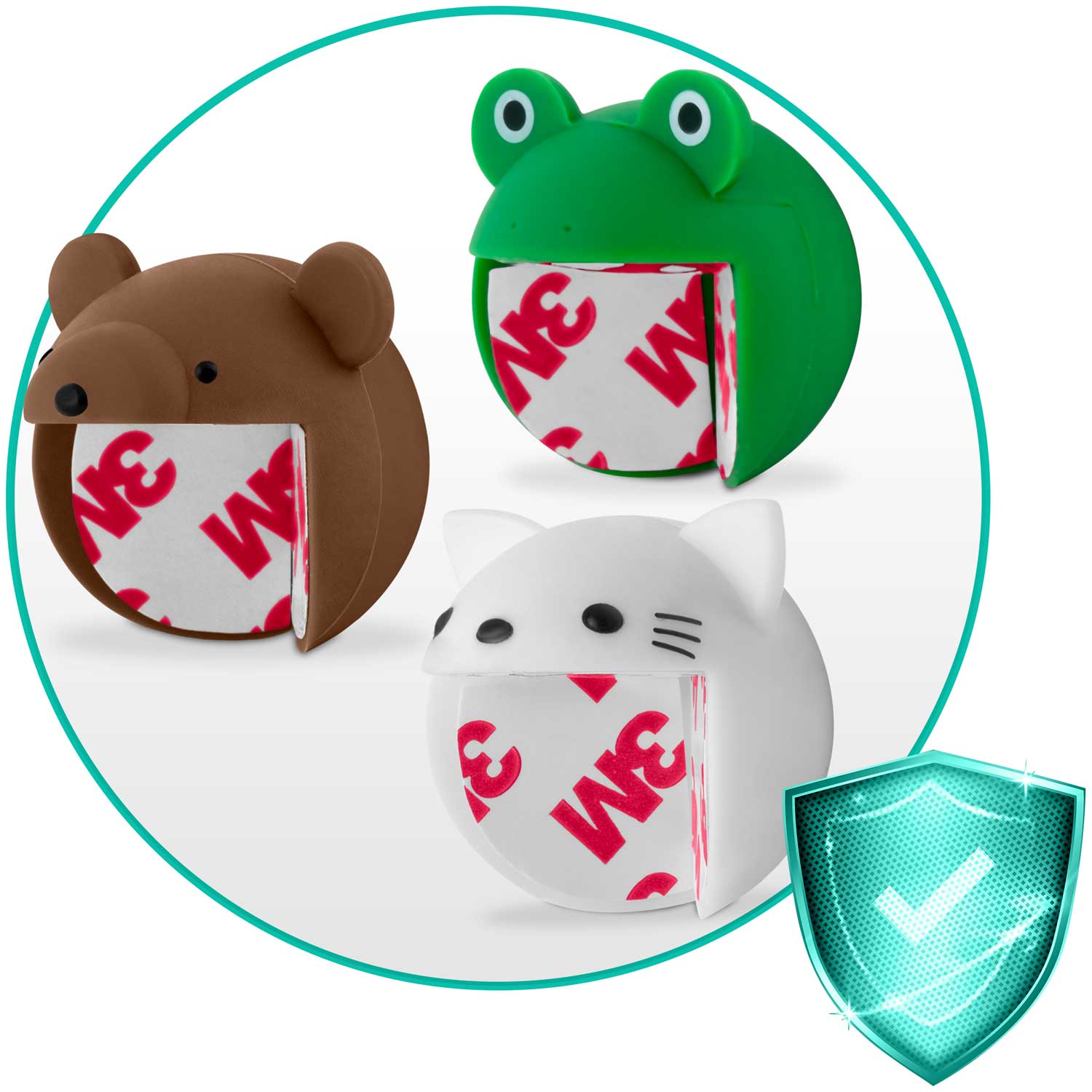 Loomapeakujulised kapinurga kaitsjad - 10 tk - Image 9