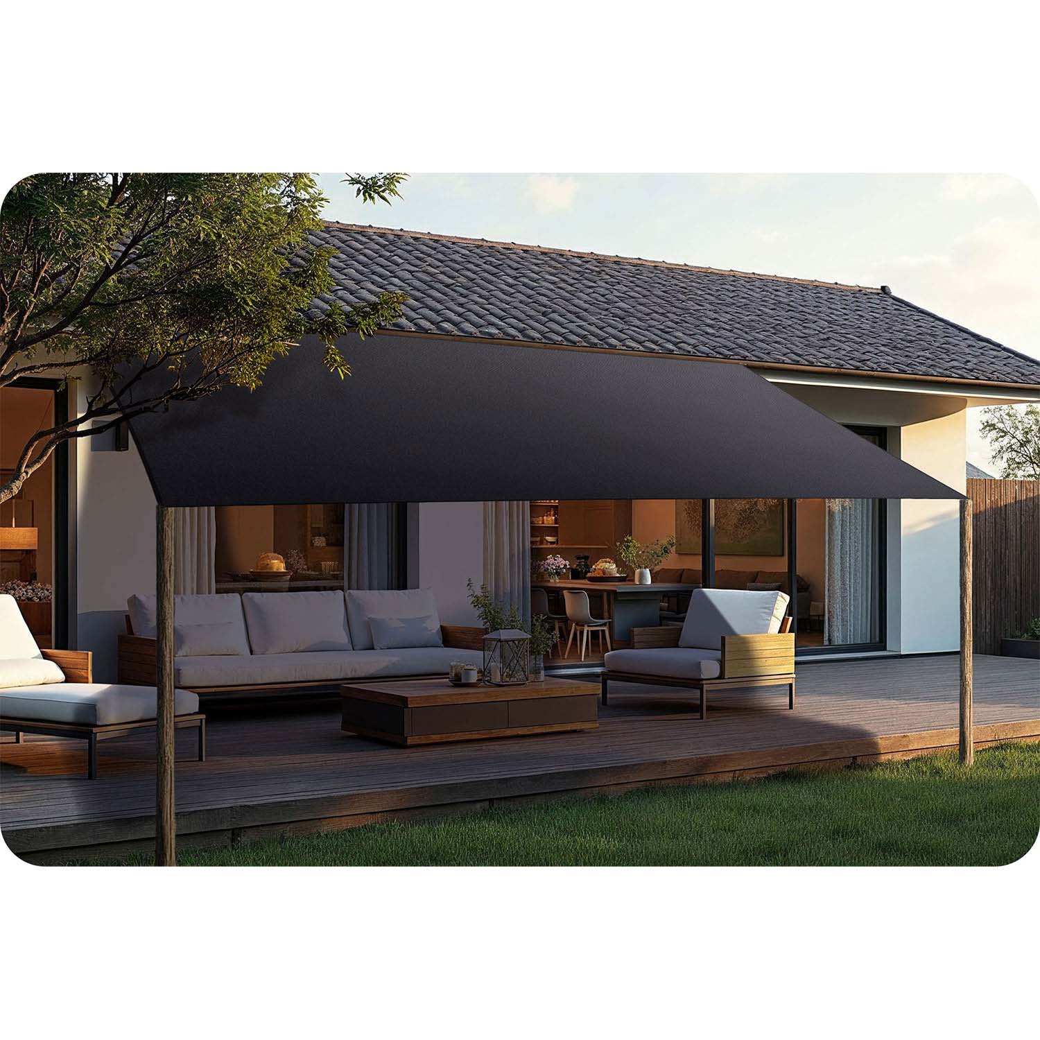 Ristkülikukujuline varjupuri 3x4m Plonos PL-885 hall - Image 9