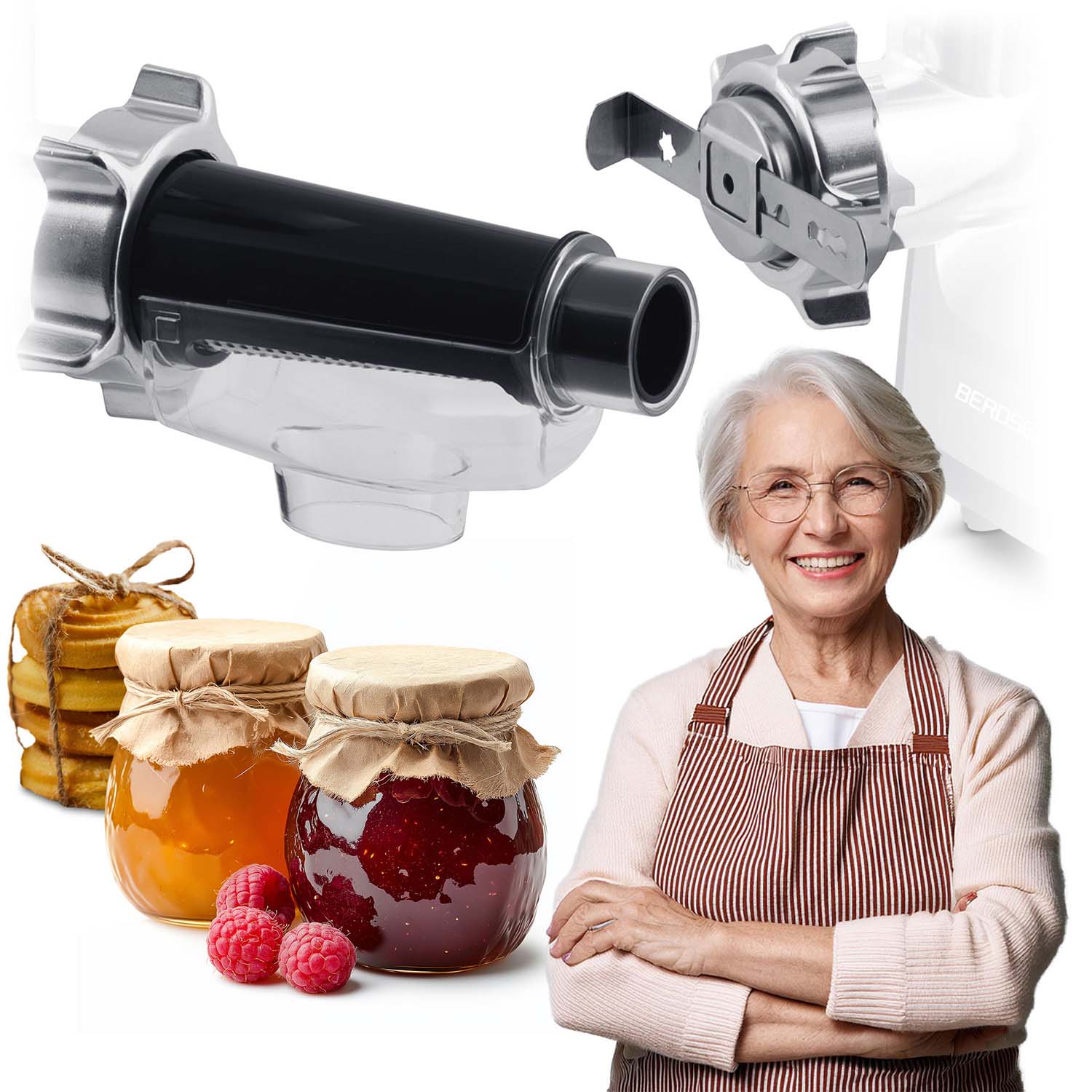 Berdseni püree ja küpsise lisatarvikute komplekt