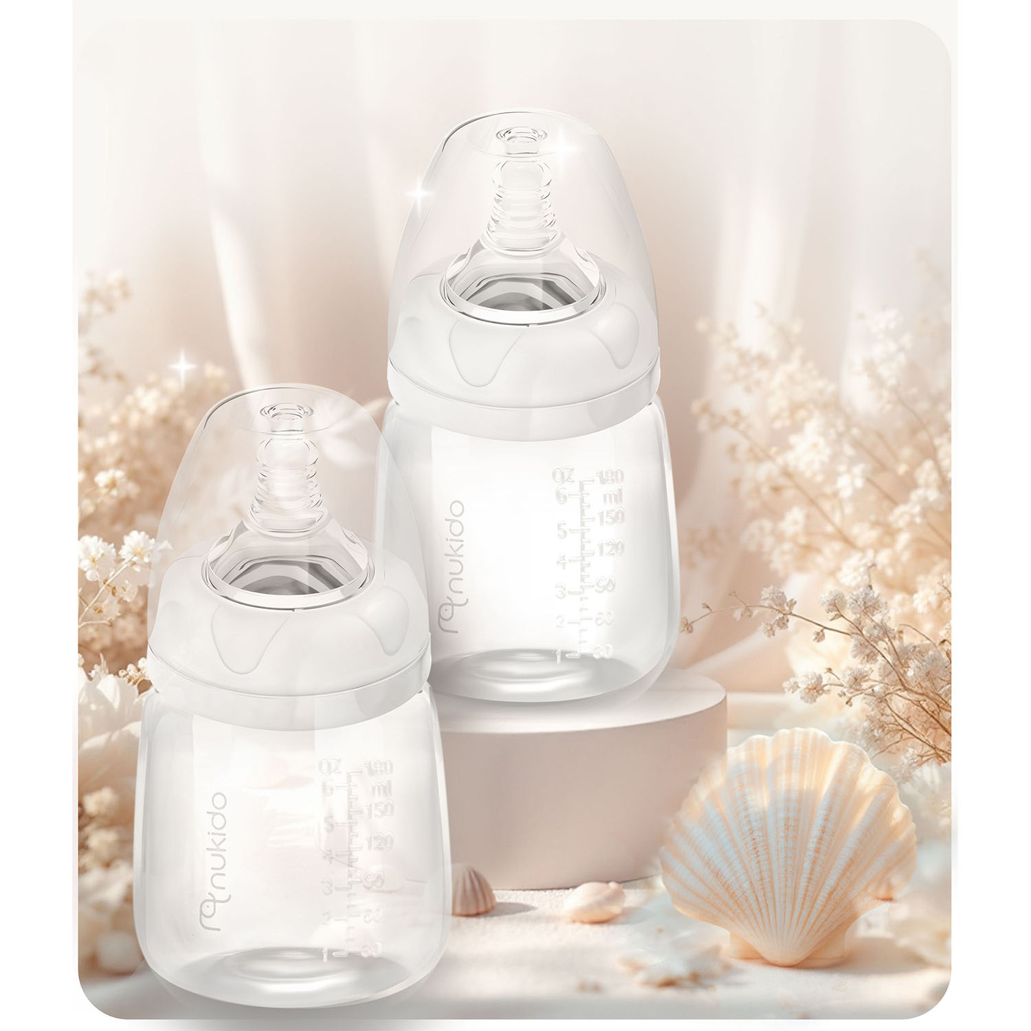 Nukido PP piimapudelite komplekt 2 tk. - Image 4