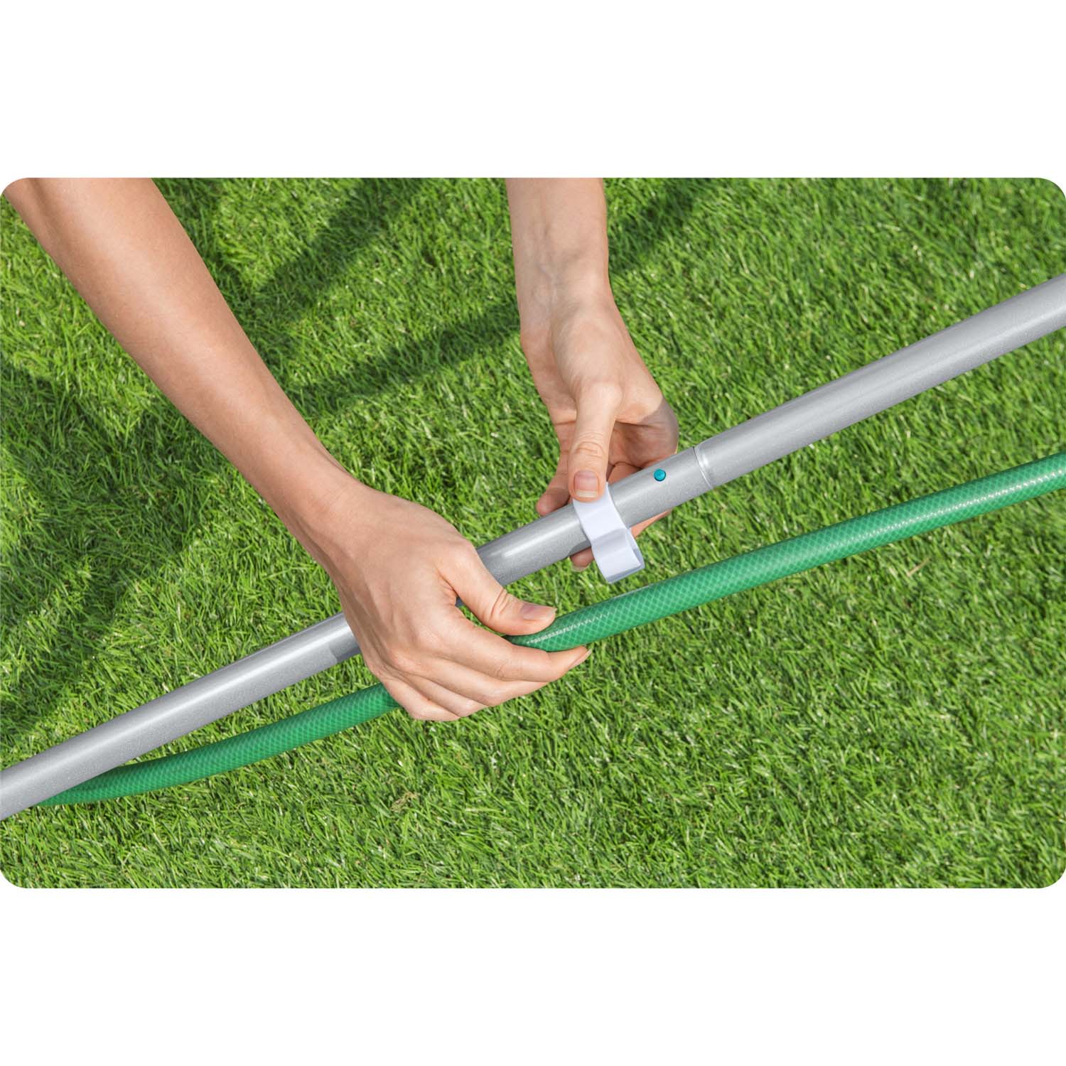 Basseini puhastuskomplekt, pulk 167cm + tolmuimeja + võrk Bestway 58013 - Image 7