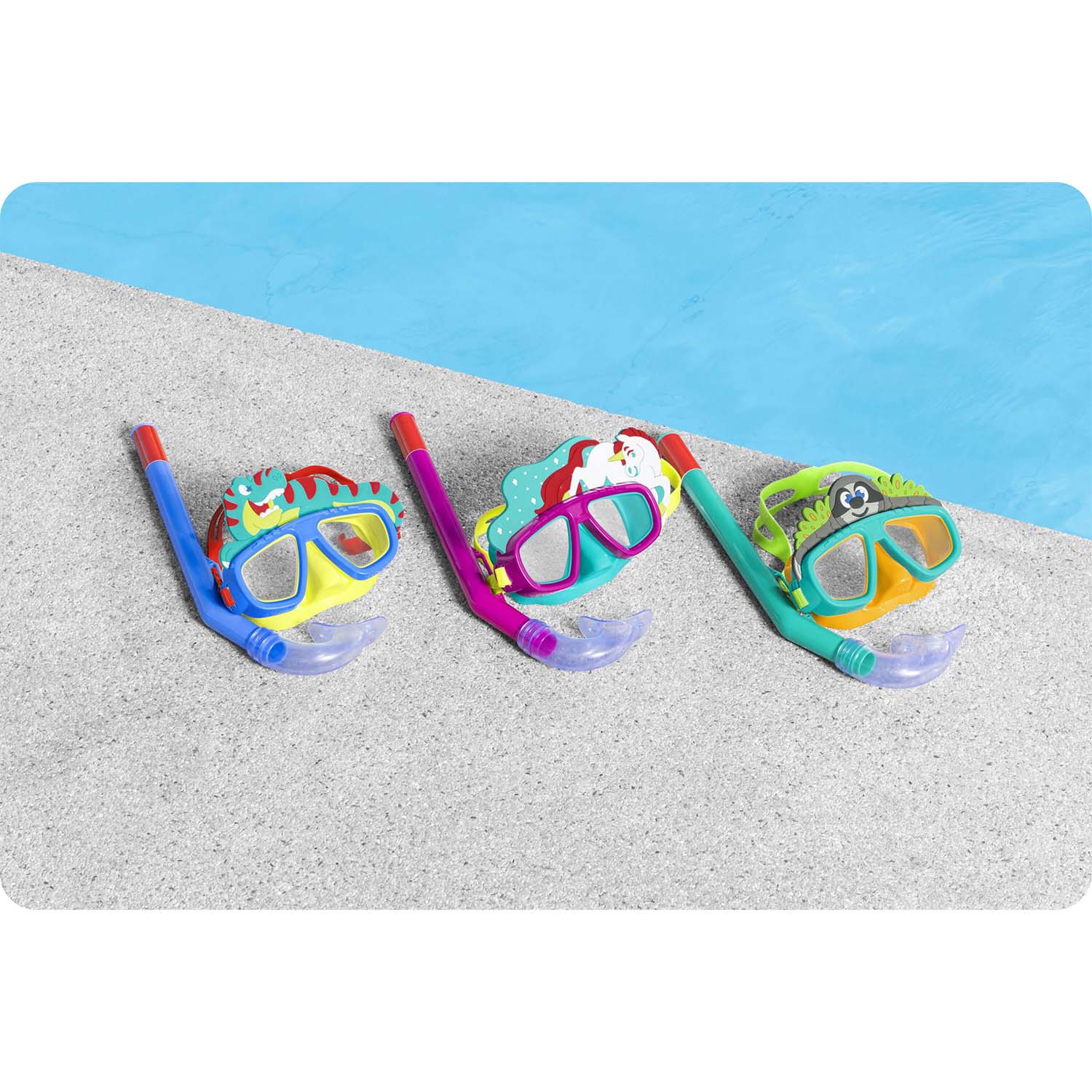 Bestway 24059 türkiissinine laste snorgeldamiskomplekt - Image 15