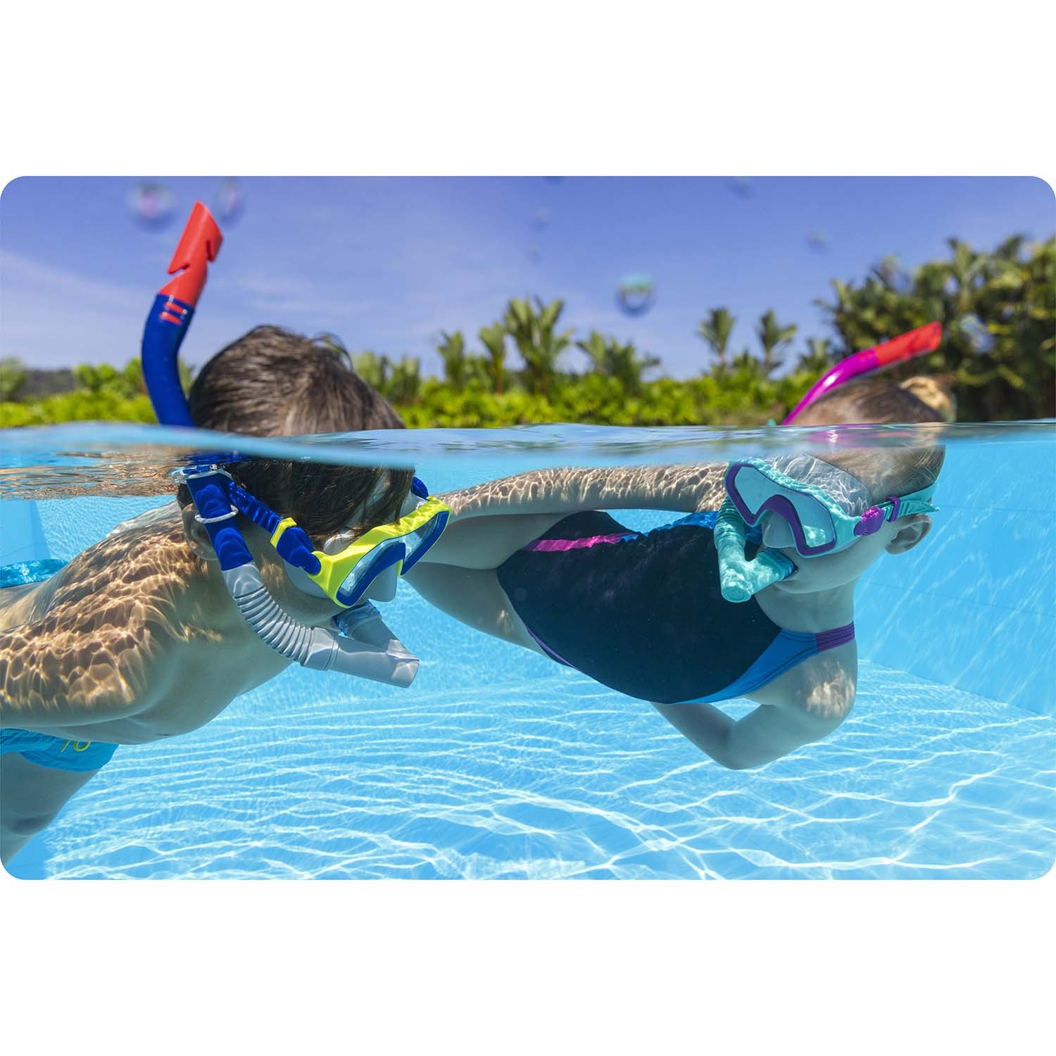 Bestway 24025 lilla ja türkiissinine snorgeldamiskomplekt - Image 7