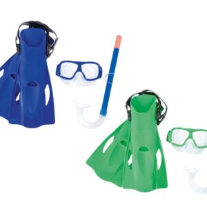 Bestway 25019 Freestyle snorgeldamiskomplekt mask + toru + lestad roheline