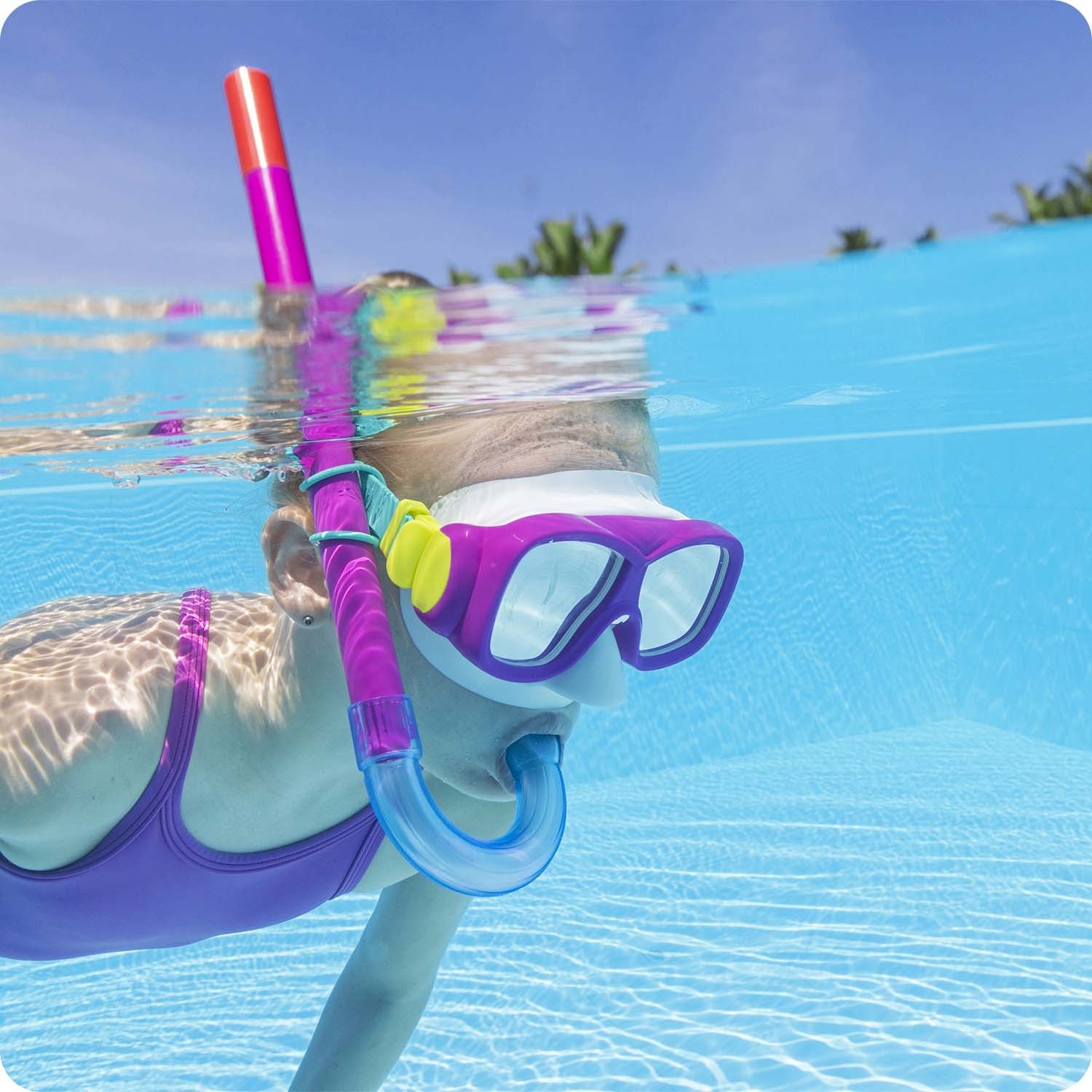 Bestway 24035 roosa snorgeldamiskomplekt - Image 2