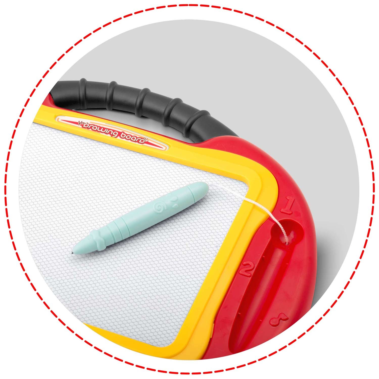 Ricokidsi tahvel + joonistuslaud - punane - Image 9