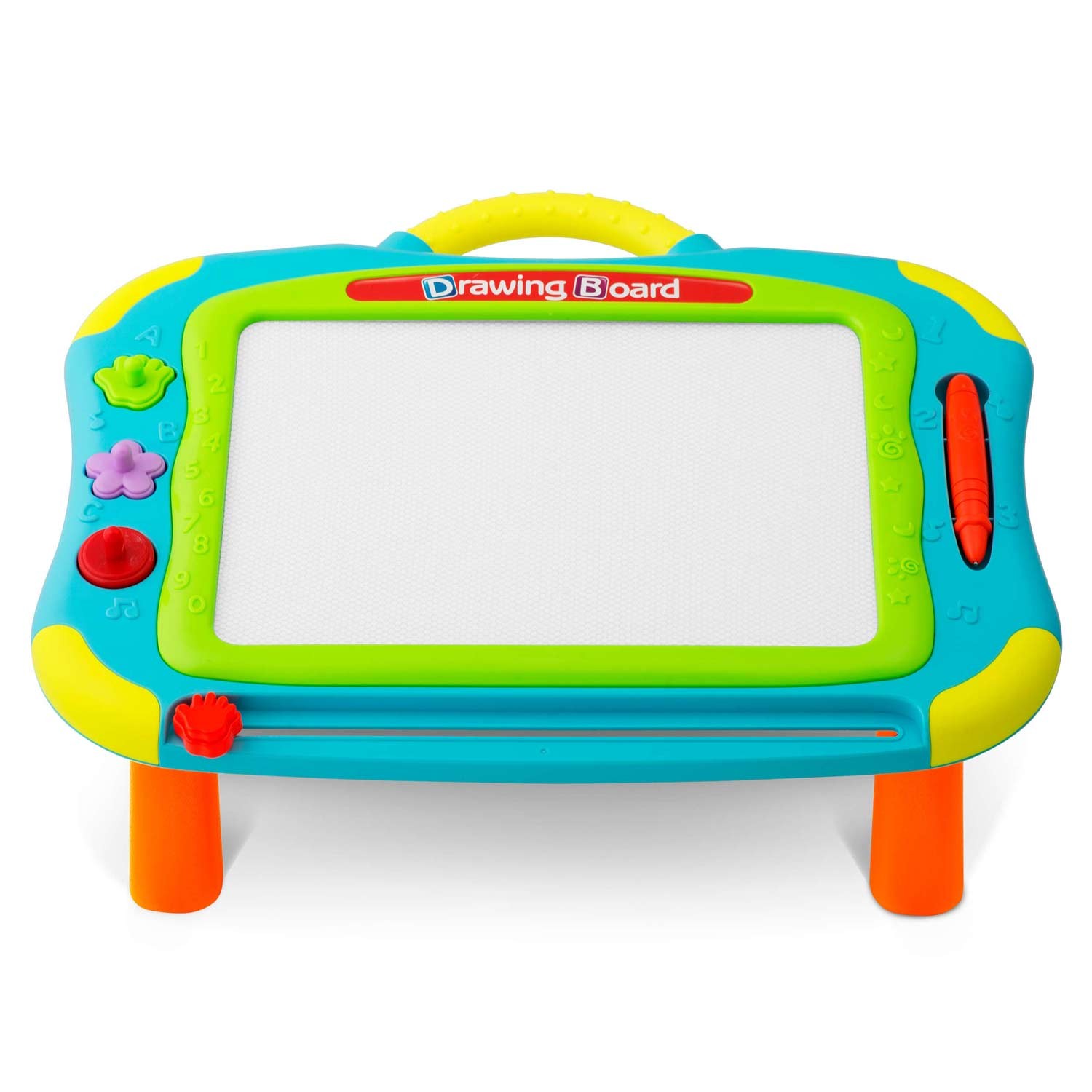 Ricokidsi kritseldustahvel + joonistuslaud - sinine - Image 5