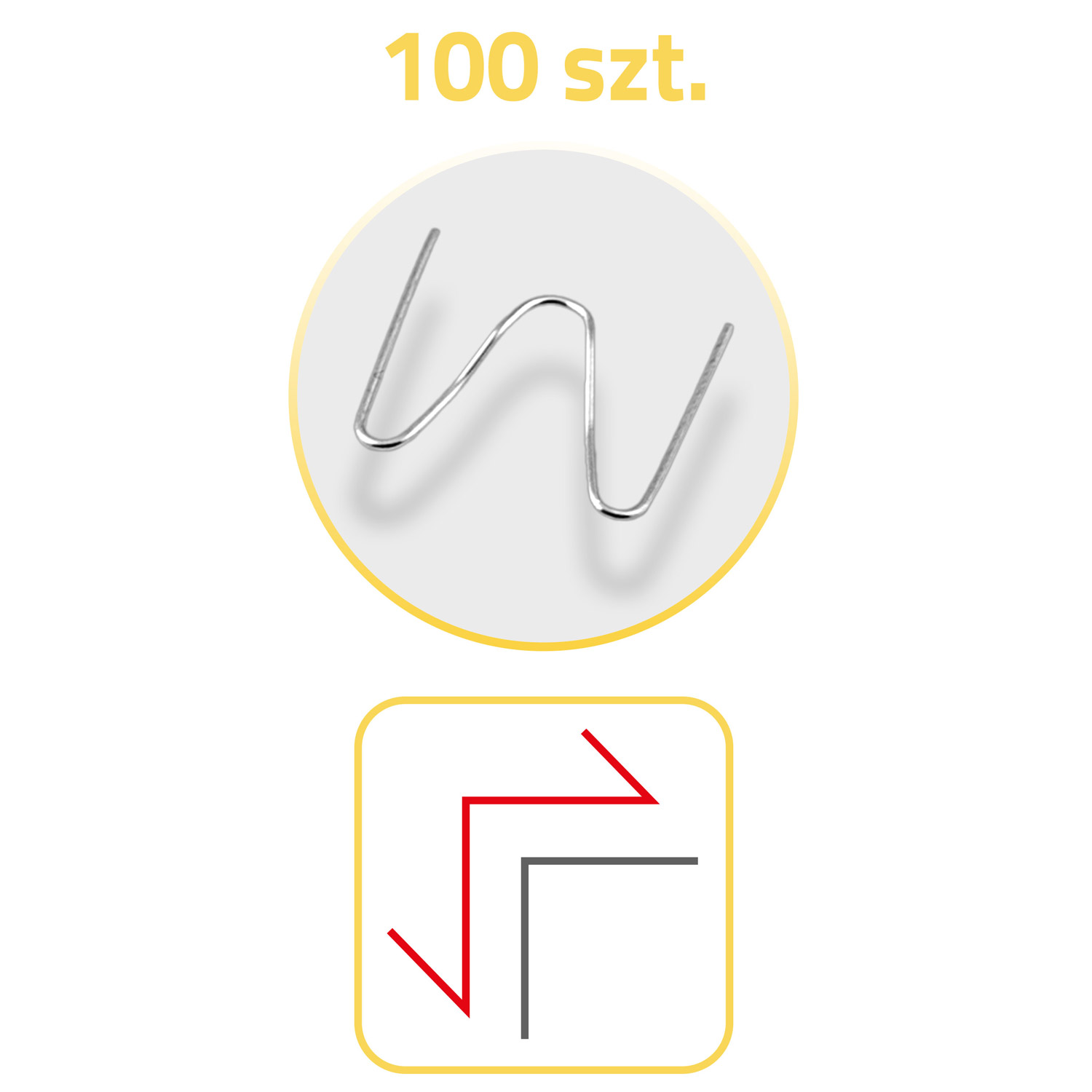 Klambrid plastkeevitusmasinale 100 tk tüüp B Humberg - Image 4