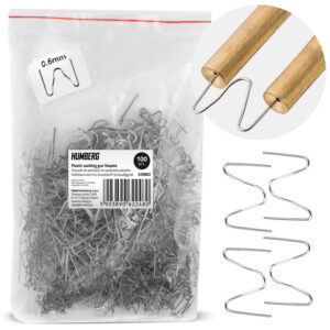 Klambrid plastkeevitusmasinale 100 tk tüüp B Humberg