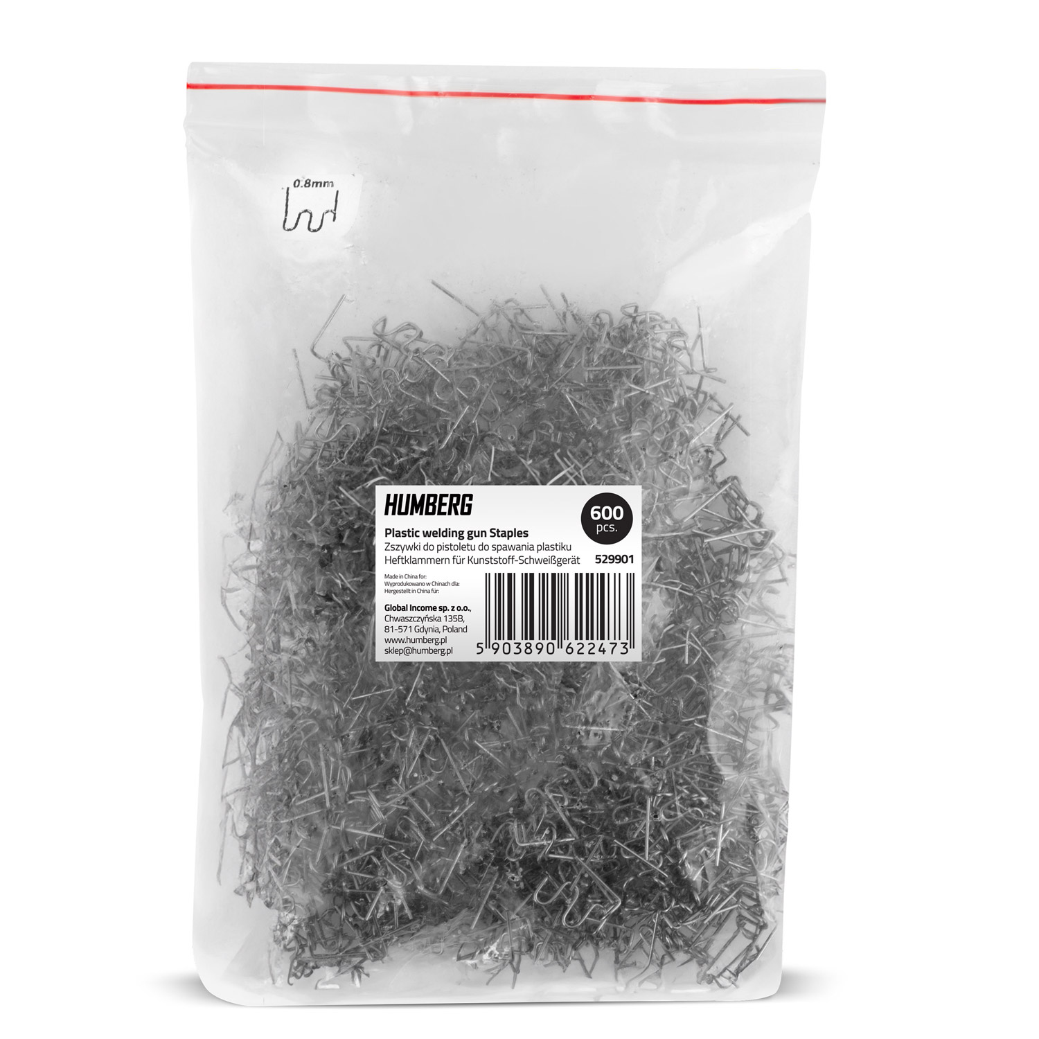 Klambrid plastkeevitusmasinale 600 tk tüüp A Humberg - Image 6